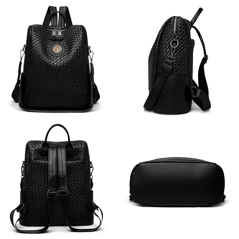 Sac à Main et à Dos Femme Raffiné et Élégant Noir