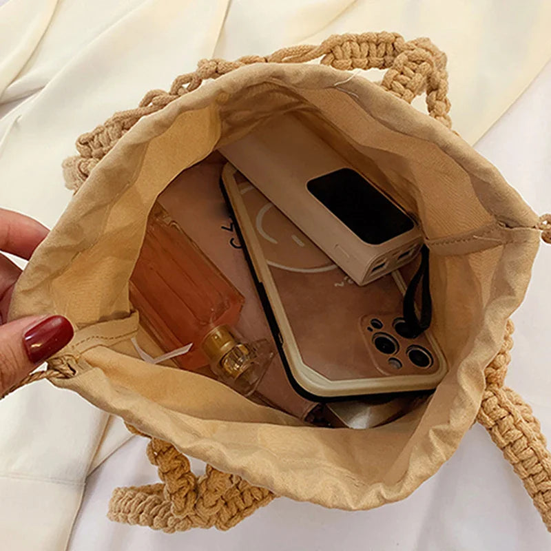 Sac Femme Seau Design de Filet