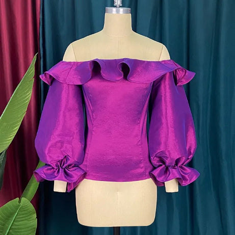 Chemisier à Volants pour Femme Shappo