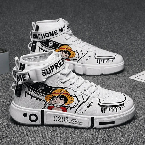 Chaussure manga one piece - Baskets hautes respirantes et antidérapantes