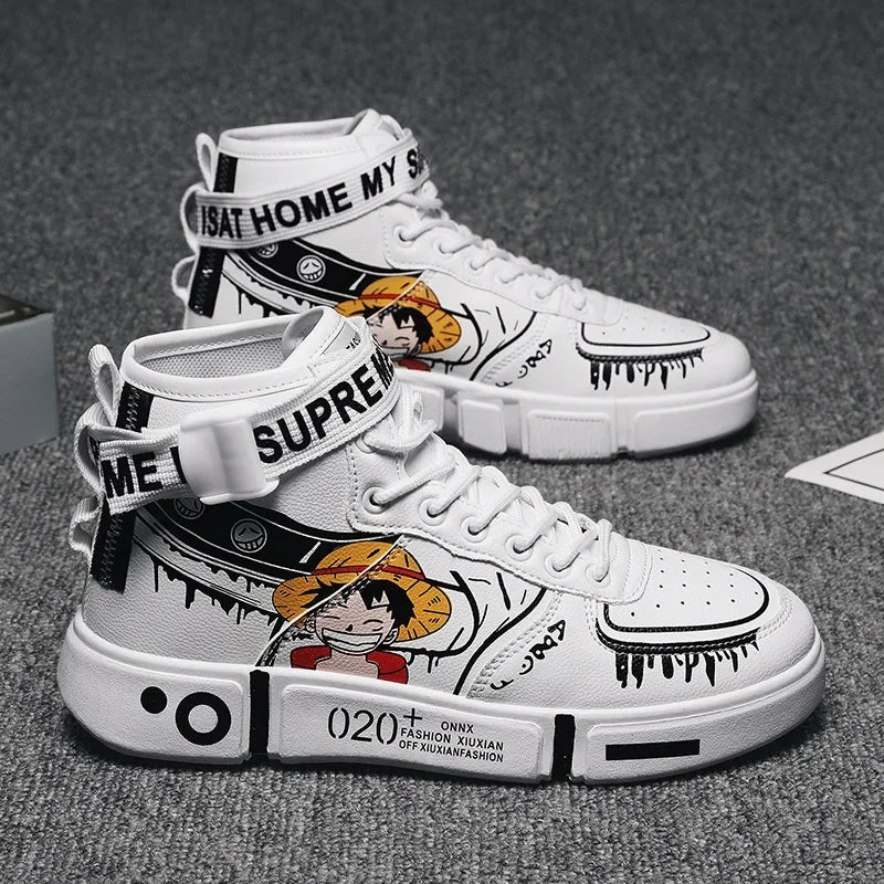 Chaussure manga one piece - Baskets hautes respirantes et antidérapantes