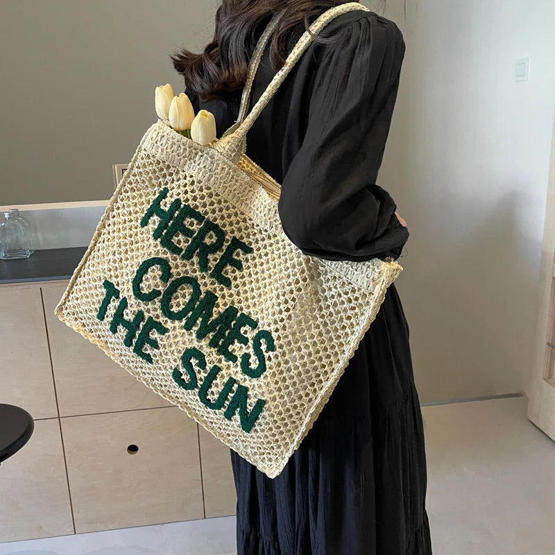 Sac à main été paille