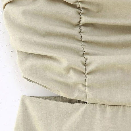 Elegantes trägerloses Midi-Abendkleid für Damen – Batty