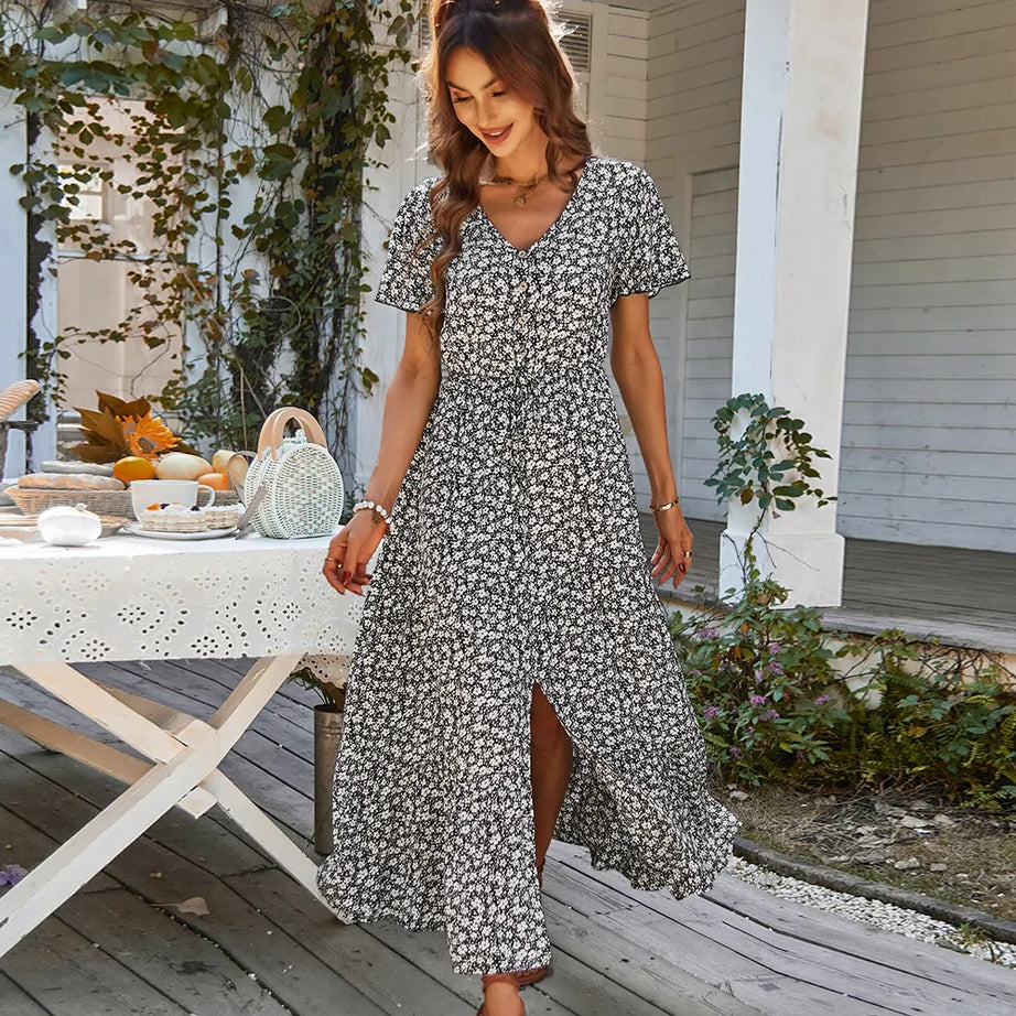 Robe bohème vintage pour femmes