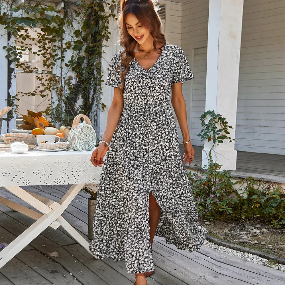 Robe bohème vintage pour femmes