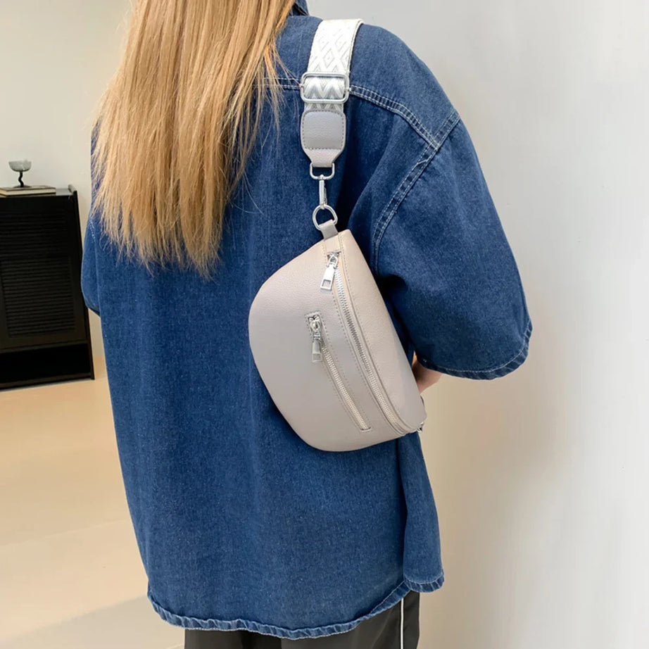 Sac à main banane pour femme avec bandoulière