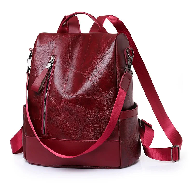 Sac à dos et à main femme cuir souple