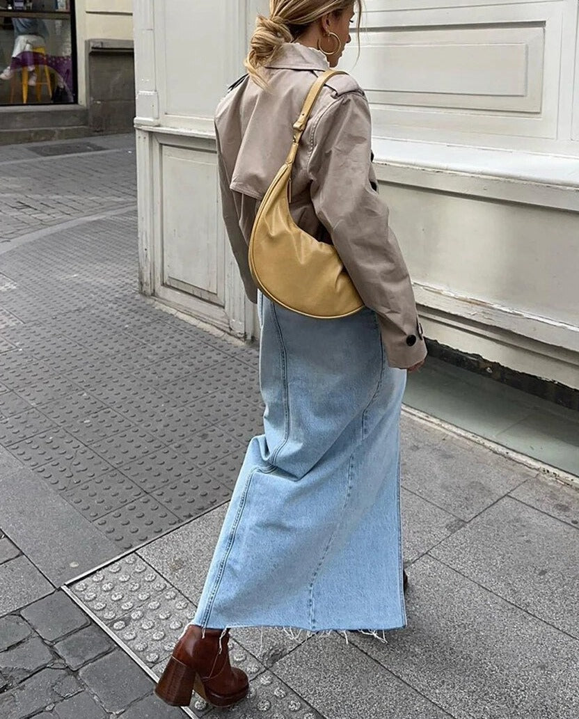 Jupes en Jean élégante taille pour femmes Party