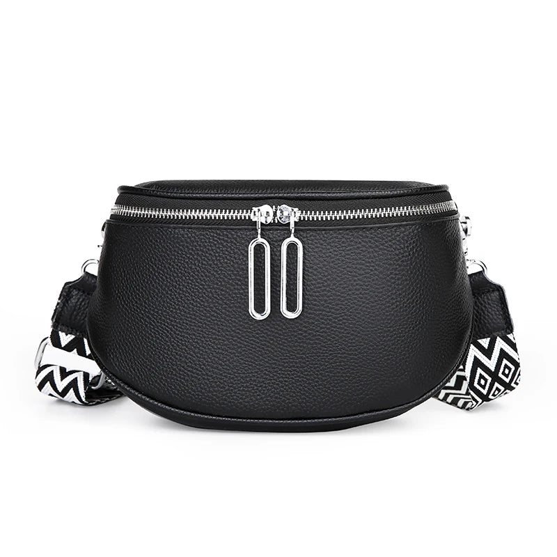 Sac à main banane cuir femme
