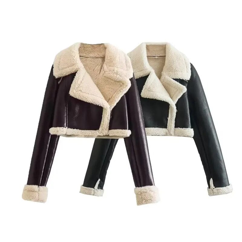 Doppelseitige Kurzjacke für Damen