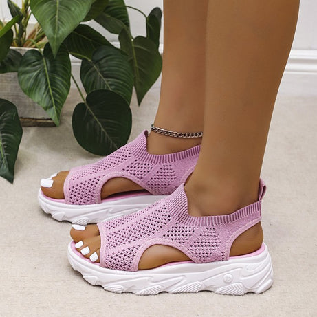 Sandales d'Été en Maille pour Femme - Gladiateur