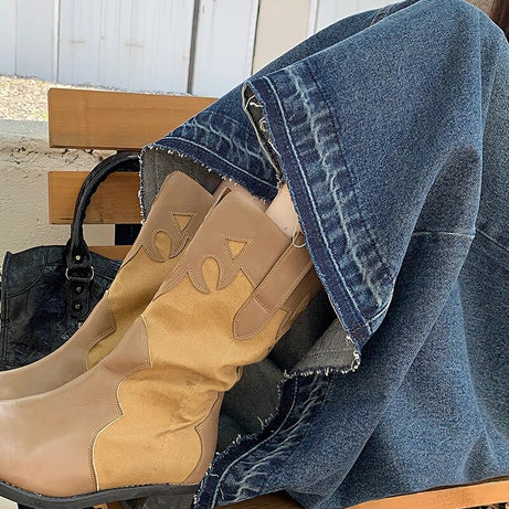 Jupes en Jean Long pour Femmes Skido