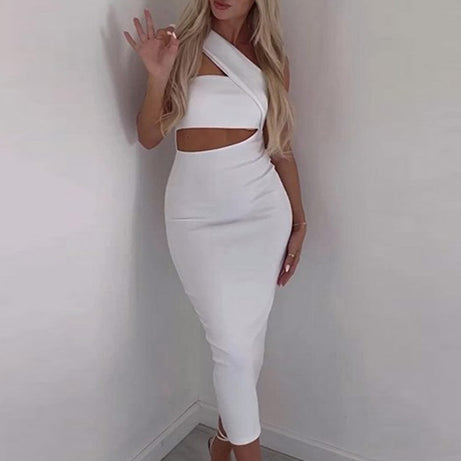 Polina - Robe soirée Ajustée Irrégulière pour Femme