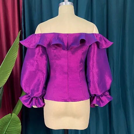 Chemisier à Volants pour Femme Shappo