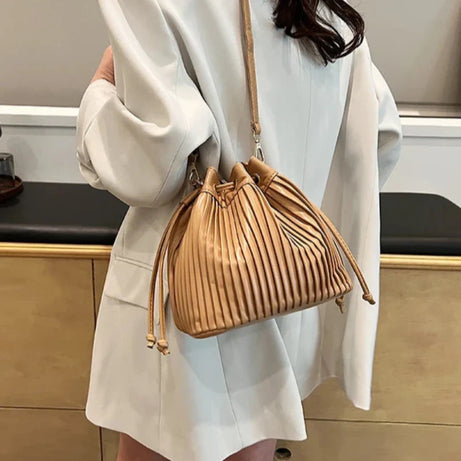 Sac Femme Bourse Bleu et Souple
