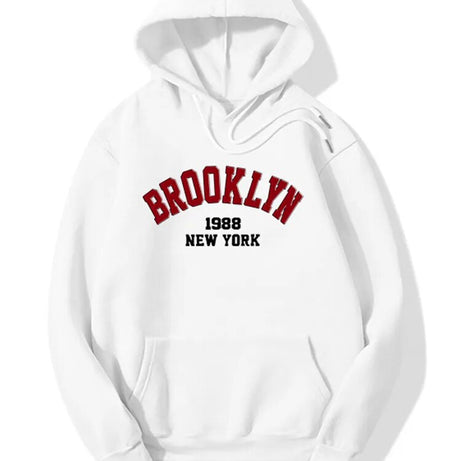 Kapuzenpullover mit Buchstaben-Print für Damen