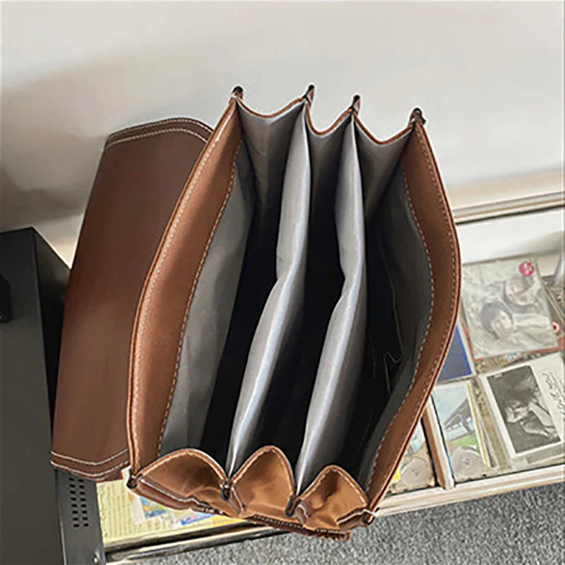 Sac Cartable Femme de Style Rétro