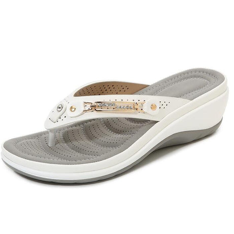 Sandales compensées à clip pour femmes - Dayko