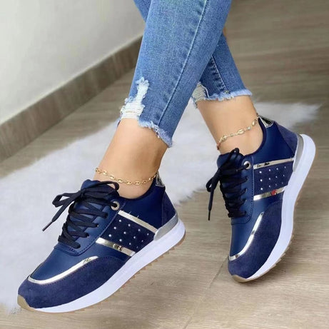 Lässige Sportschuhe für Damen, Patchwork – Pastev