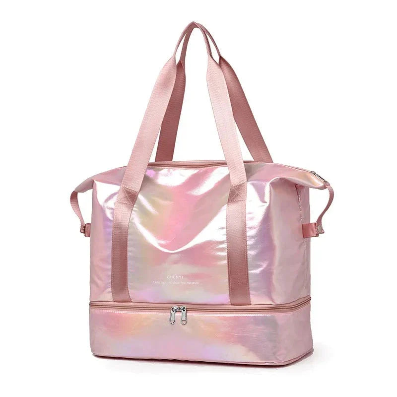 Sac à main avion toile multi poche coloré