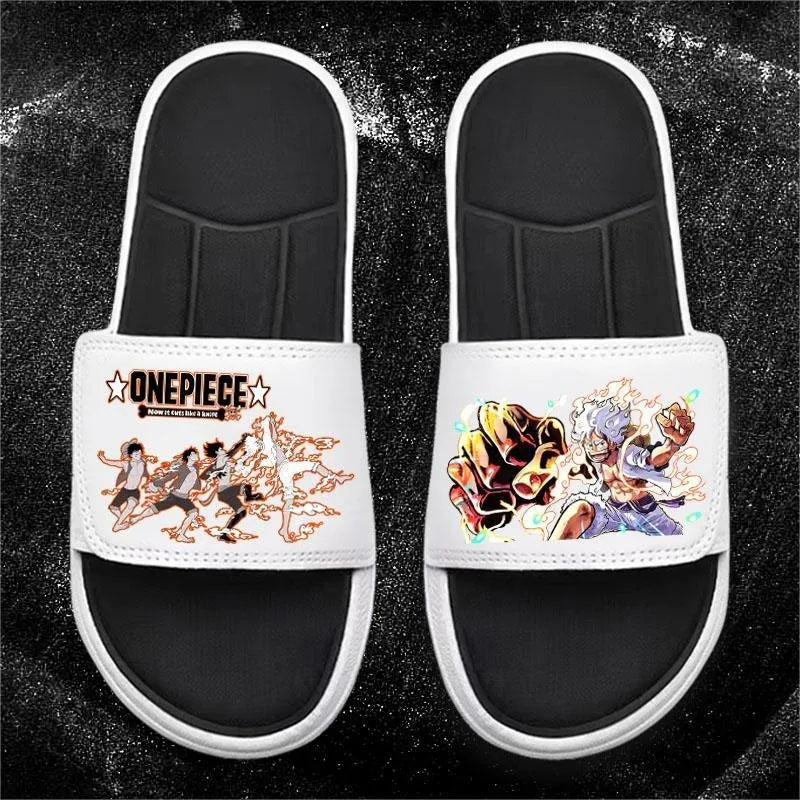 Chaussure manga one piece - Chaussons confortables style plat inspirés de
