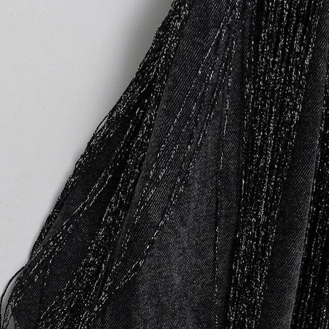 Veste en jean noir Rodéo