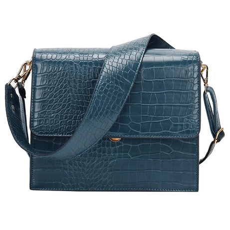 Sac Bandoulière Effet Croco