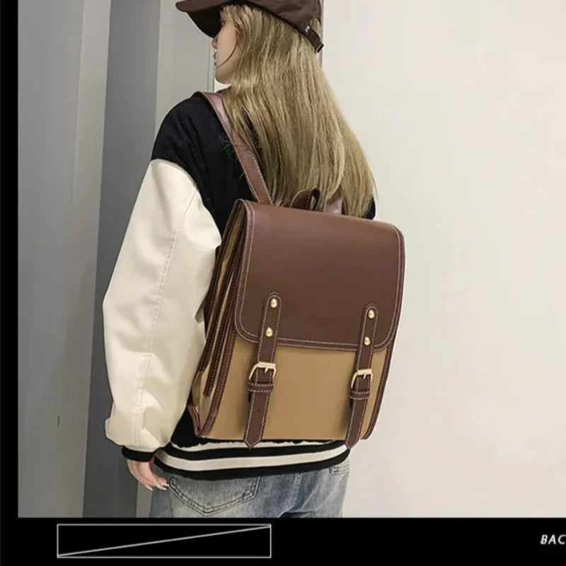 Sac Cartable Femme de Style Rétro