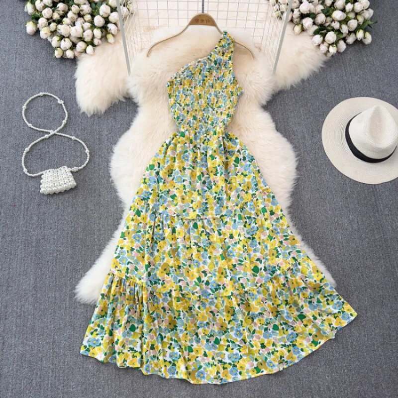 Robe Bohème à imprimé floral pour femmes Fitta