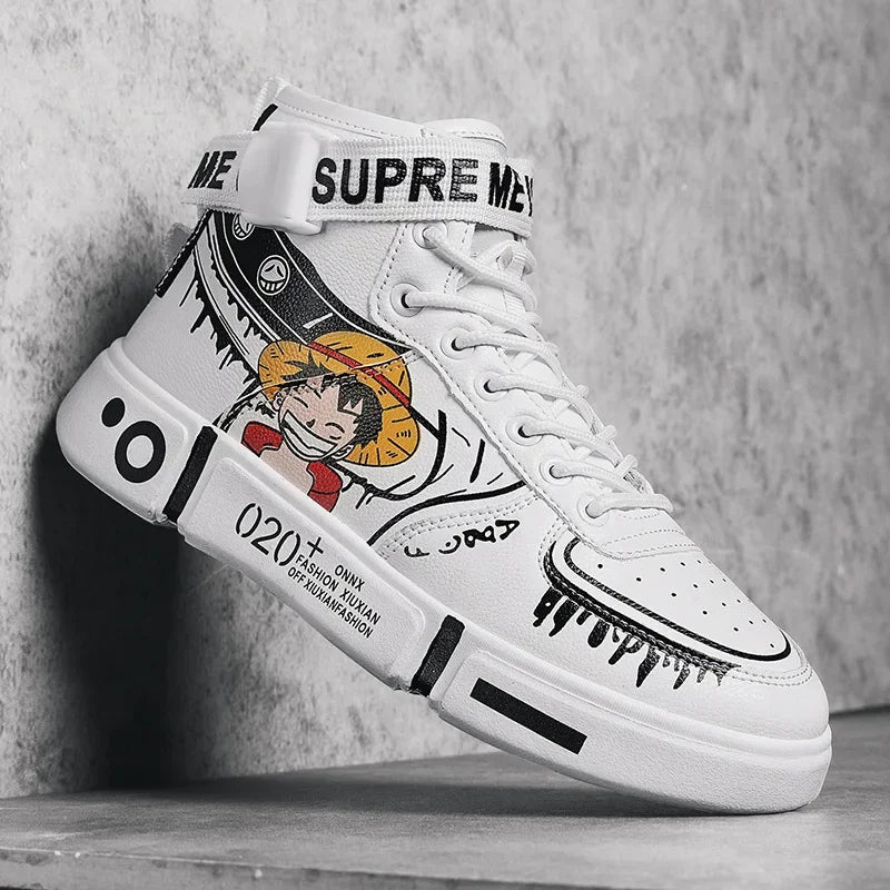 Chaussure manga one piece - Baskets hautes respirantes et antidérapantes