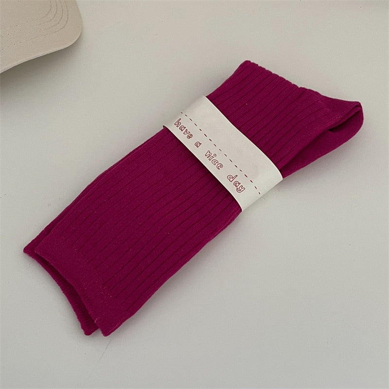 Long striped women's socks Nell