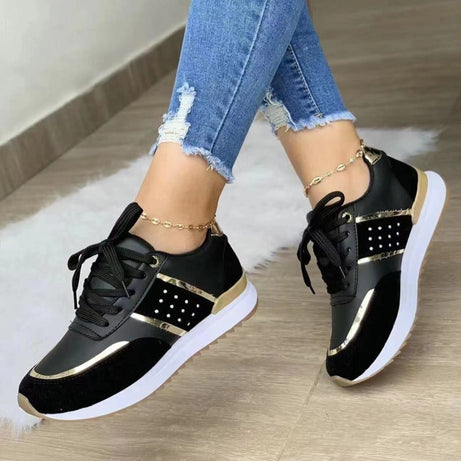 Lässige Sportschuhe für Damen, Patchwork – Pastev