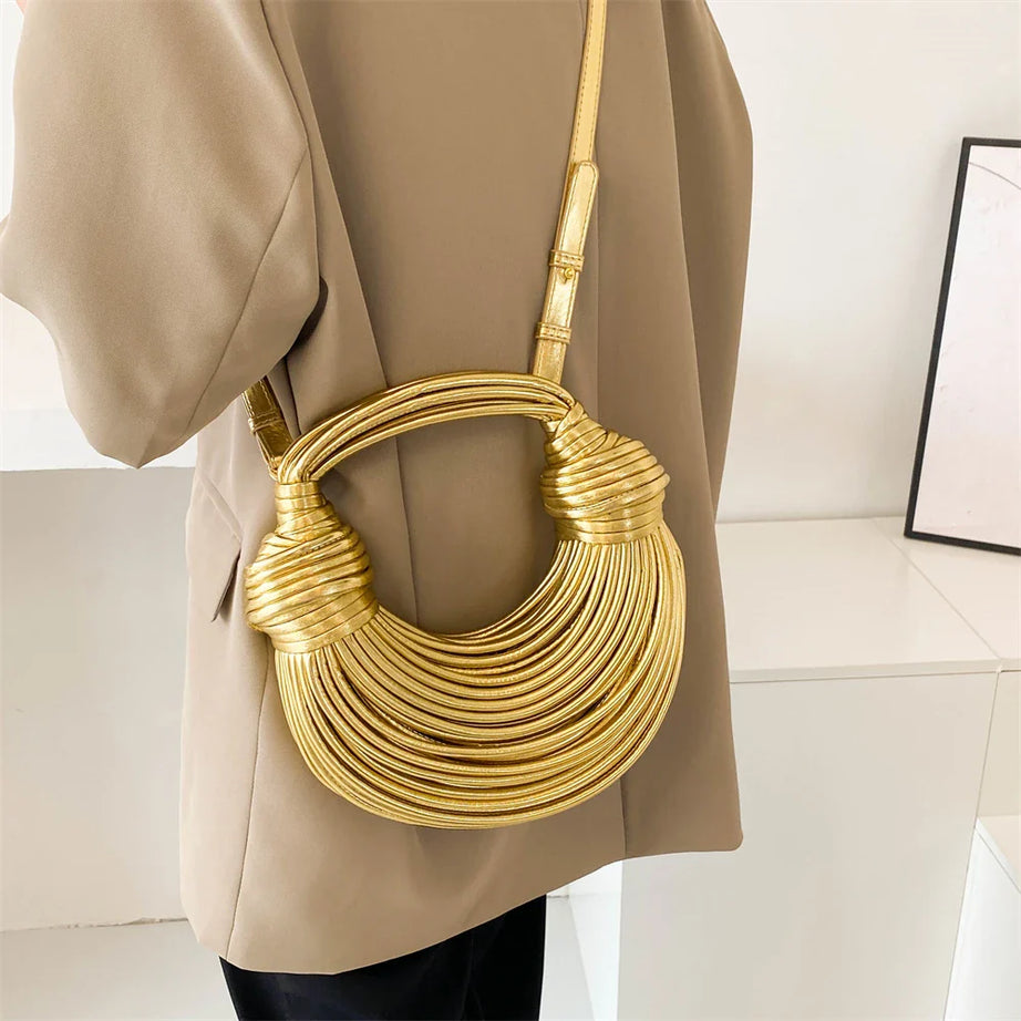 Petit sac à main doré