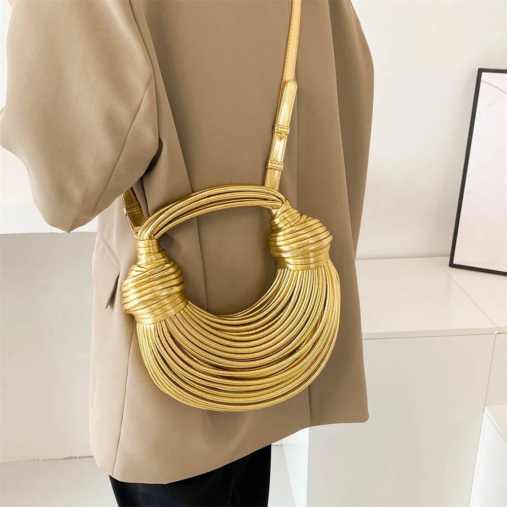 Petit sac à main doré
