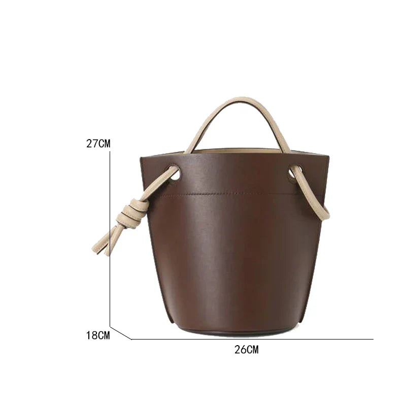 Sac Femme Seau Versatile et Luxueux