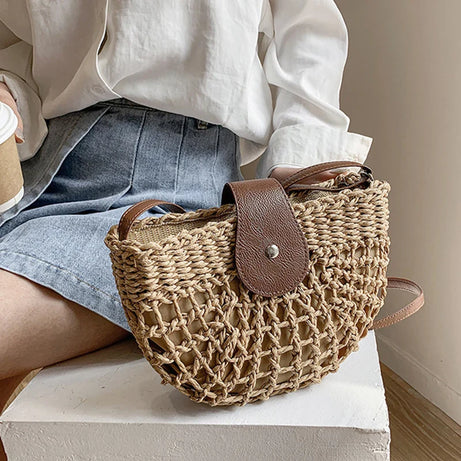 Sac à main paille femme