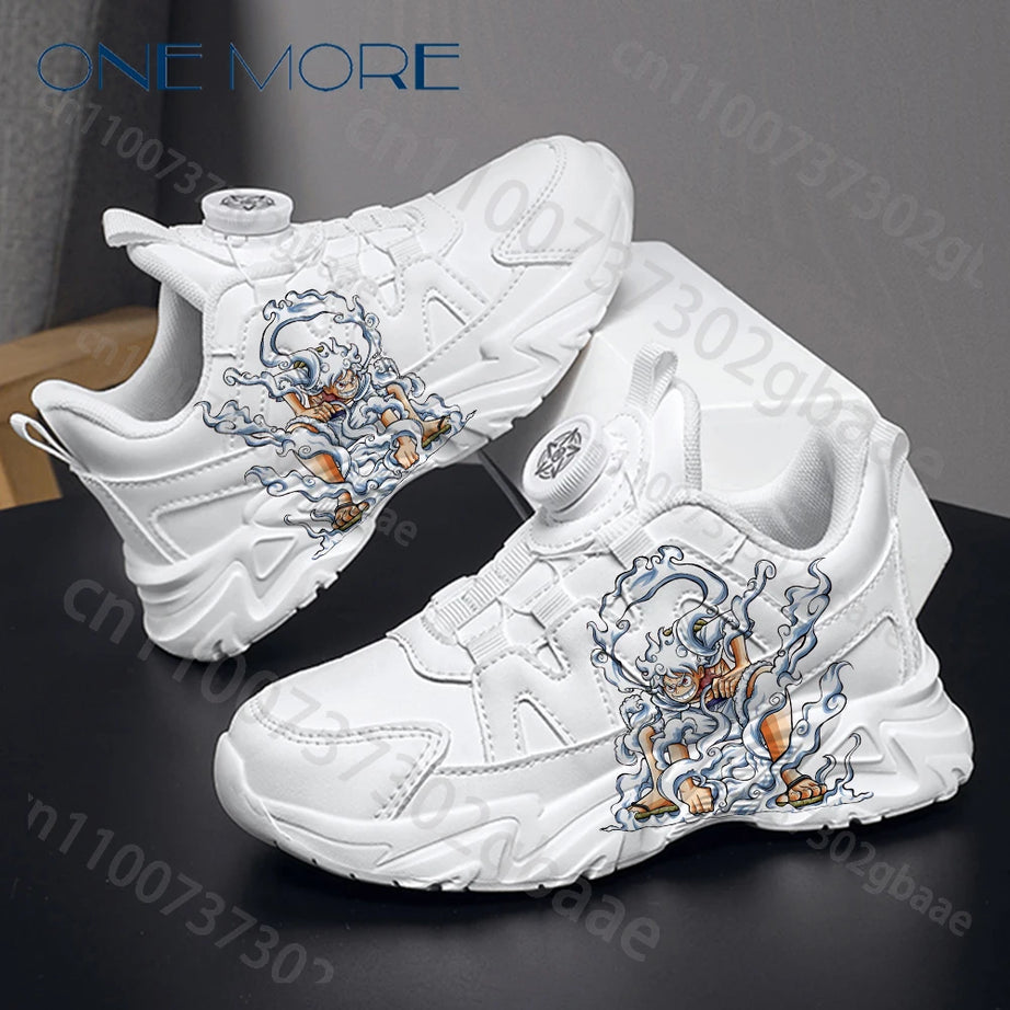 Chaussure manga one piece - Baskets confortables à imprimé Luffy pour