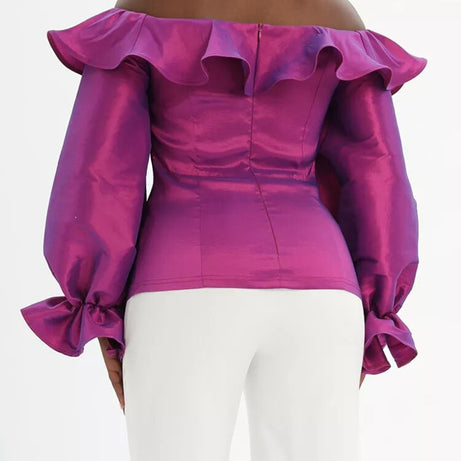 Chemisier à Volants pour Femme Shappo