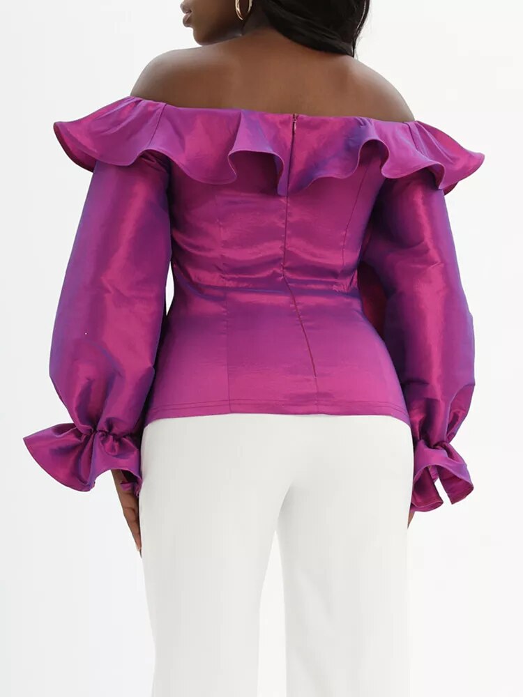 Chemisier à Volants pour Femme Shappo