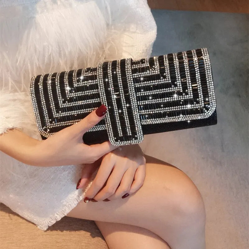 Sac à main pochette noir