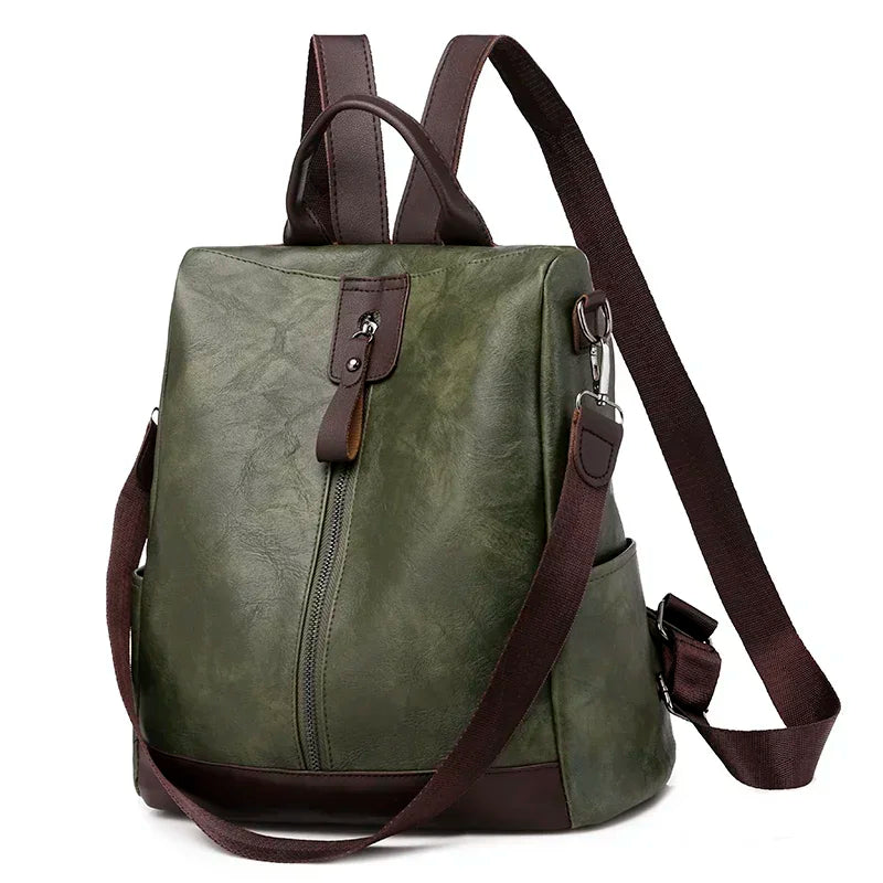 Sac à Main et à Dos Femme Élégant Kaki
