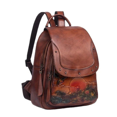 Sac à Main et à Dos Femme Vintage avec Dessin