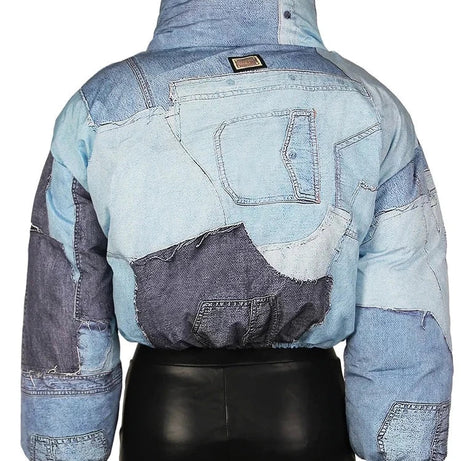 DOUDOUNE EN DENIM DOUBLE DUVET