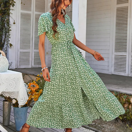 Robe bohème vintage pour femmes