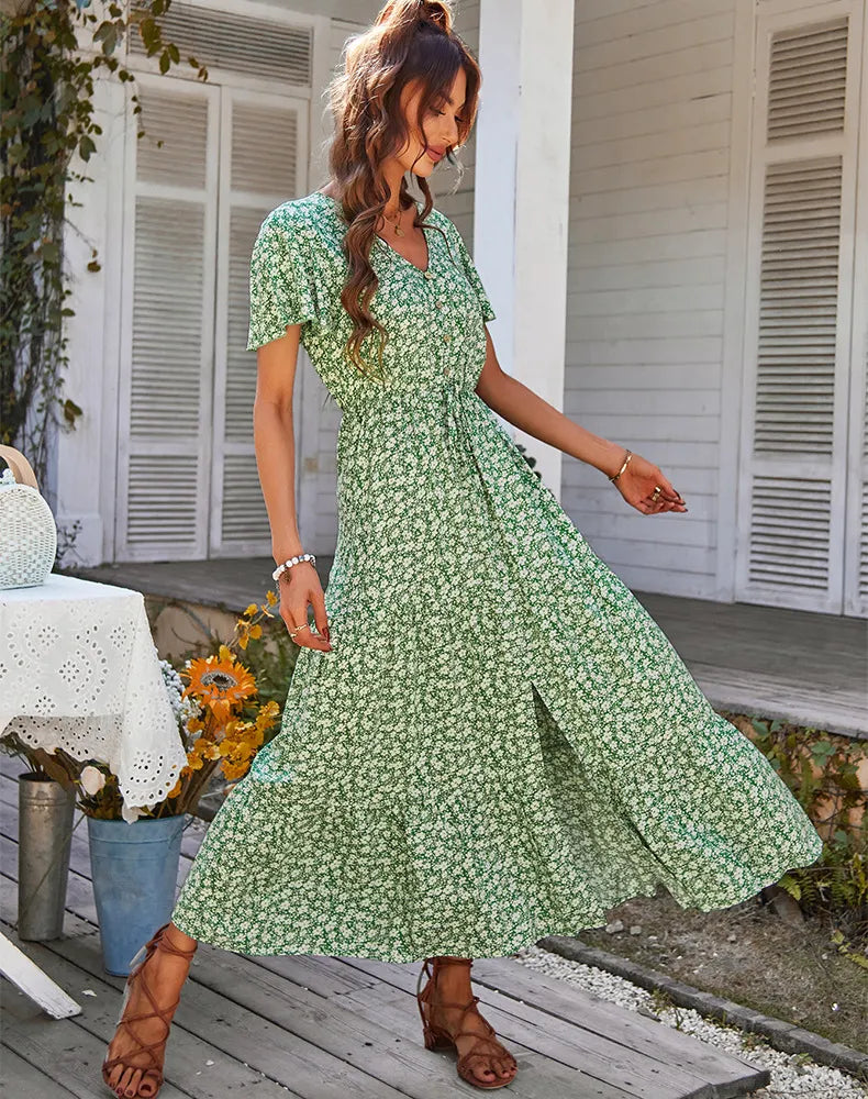 Robe bohème vintage pour femmes