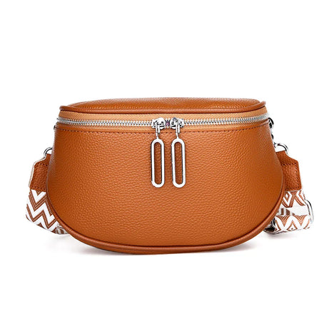 Sac à main banane cuir femme