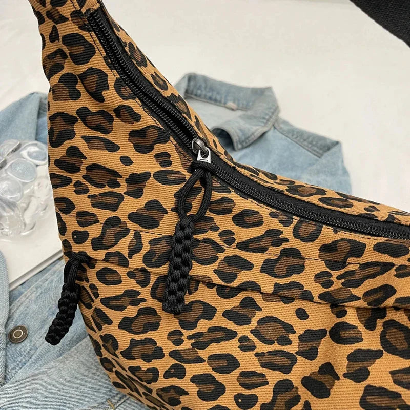 Sac Banane Léopard à Bandoulière