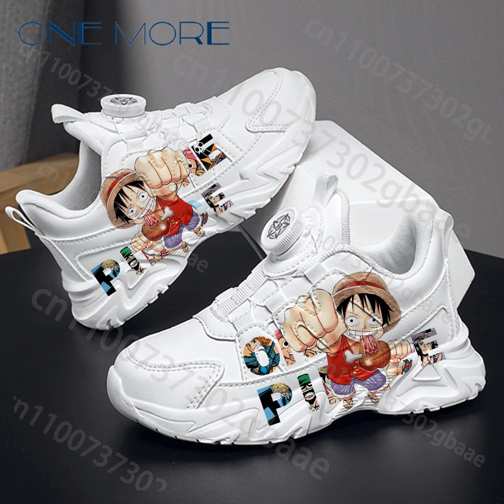 Chaussure manga one piece - Baskets confortables à imprimé Luffy pour