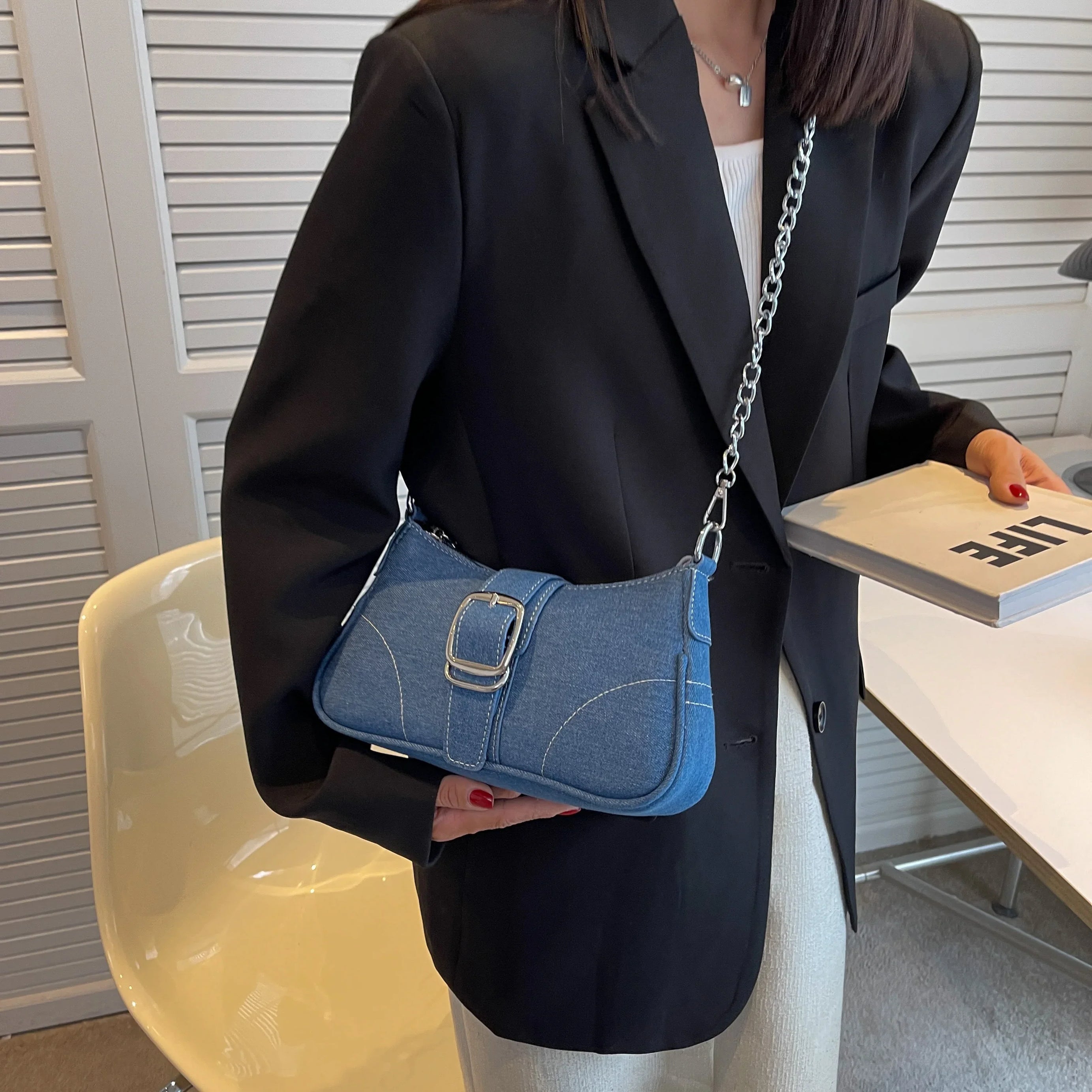 Sac à main jean chic