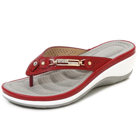 Sandales compensées à clip pour femmes - Dayko